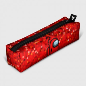 Merchandise Red Pixel Pencil Case Among Us 8Bit