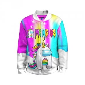 Buy rainbow kids bomber unicorn among us - product collection