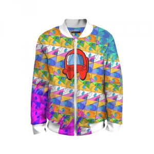 Buy kids bomber among us pattern colored - product collection