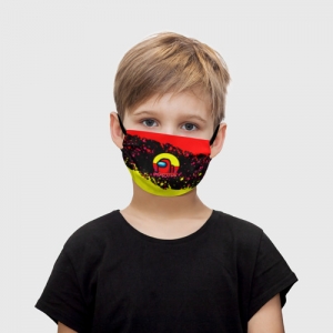 Kids face mask Among Us Impostor Red Yellow Idolstore - Merchandise and Collectibles Merchandise, Toys and Collectibles