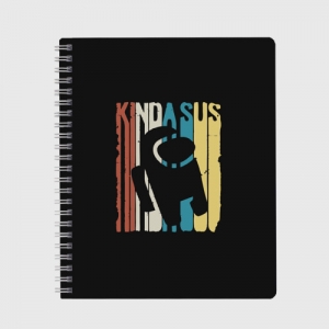 Exercise Book Kinda Sus Among us Black Idolstore - Merchandise and Collectibles Merchandise, Toys and Collectibles 2