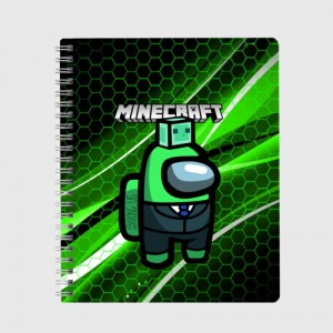 Exercise Book Among Us х Minecraft Idolstore - Merchandise and Collectibles Merchandise, Toys and Collectibles 2