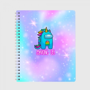 Among us Exercise Book Rainbow Unicorn Idolstore - Merchandise and Collectibles Merchandise, Toys and Collectibles 2