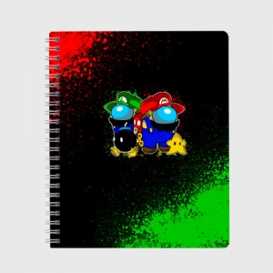 Merchandise Exercise Book Among Us Mario Luigi