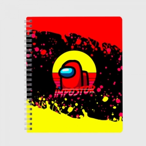 Exercise Book Among Us Impostor Red Yellow Idolstore - Merchandise and Collectibles Merchandise, Toys and Collectibles 2