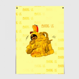 Collectibles Poster Among Us Yellow Imposter Pointing