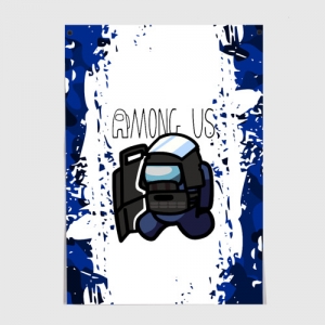 Poster Swat Among Us White blue Idolstore - Merchandise and Collectibles Merchandise, Toys and Collectibles 2