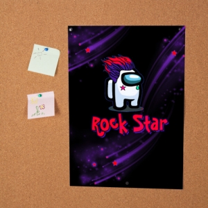 Among Us Rock Star Poster Idolstore - Merchandise and Collectibles Merchandise, Toys and Collectibles