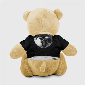Black Teddy bear Among Us fire Idolstore - Merchandise and Collectibles Merchandise, Toys and Collectibles