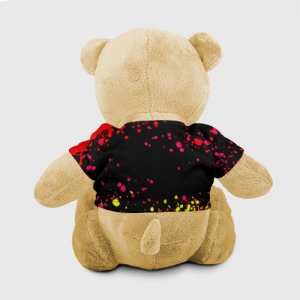 Teddy bear Among Us Impostor Red Yellow Idolstore - Merchandise and Collectibles Merchandise, Toys and Collectibles