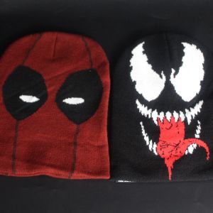Hat Deadpool Venom Hat Black Red Headwear Idolstore - Merchandise and Collectibles Merchandise, Toys and Collectibles