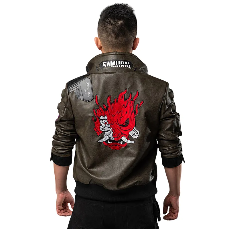 Samurai Jacket Cyberpunk 2077 Bomber Costume - Idolstore - Merchandise ...