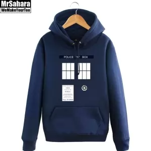 Hoodie Tardis Doctor Who Phone Pullover Idolstore - Merchandise and Collectibles Merchandise, Toys and Collectibles 2