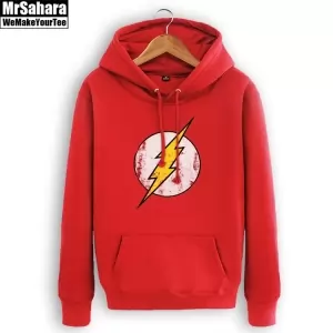Hoodie Flash Logo DC Universe Pullover Idolstore - Merchandise and Collectibles Merchandise, Toys and Collectibles 2