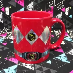 Ceramic Mug Red Ranger Power Rangers Cup Idolstore - Merchandise and Collectibles Merchandise, Toys and Collectibles