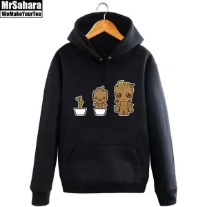 Buy hoodie groot growing art guardians of the galaxy pullover - product collection