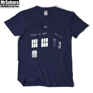 T-shirt Mens Tardis Doctor Who Police Box Idolstore - Merchandise and Collectibles Merchandise, Toys and Collectibles 2