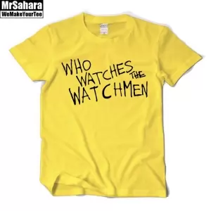 T-shirt Mens Who Watches Watchmen DC Universe Idolstore - Merchandise and Collectibles Merchandise, Toys and Collectibles 2