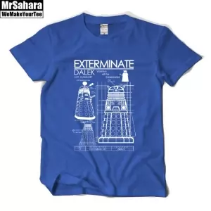 T-shirt Mens Exterminate Dalek Scheme Doctor Who Idolstore - Merchandise and Collectibles Merchandise, Toys and Collectibles 2