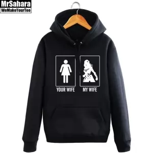 Hoodie You My Wife Wonder Woman DC Pullover Idolstore - Merchandise and Collectibles Merchandise, Toys and Collectibles 2