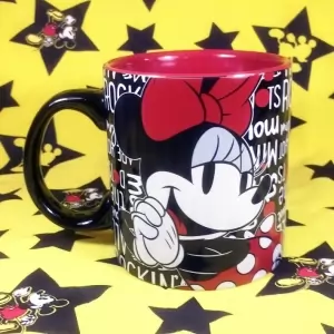 Ceramic Mug Minnie Mouse Disney Cup Black Idolstore - Merchandise and Collectibles Merchandise, Toys and Collectibles