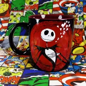 Ceramic Mug Jack Skellington Burton Cartoon Cup Idolstore - Merchandise and Collectibles Merchandise, Toys and Collectibles 2