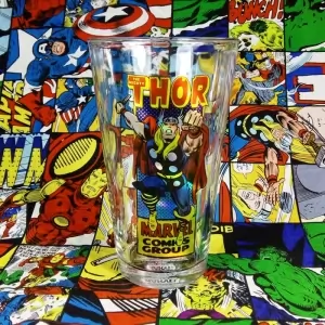 Buy glass thor marvel comics art cup - product collection