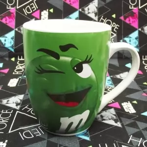 Ceramic Mug Green M&M’s She Lady Cup Idolstore - Merchandise and Collectibles Merchandise, Toys and Collectibles 2