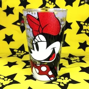 Glass Mickey Minnie Mouse Disney Cup Idolstore - Merchandise and Collectibles Merchandise, Toys and Collectibles 2
