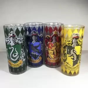 Glass Set Harry Potter Faculties Cup Idolstore - Merchandise and Collectibles Merchandise, Toys and Collectibles 2