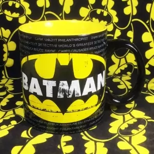 Ceramic Mug Batman Yellow Logo Cup Idolstore - Merchandise and Collectibles Merchandise, Toys and Collectibles 2