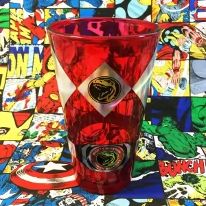 Glass Red Power Ranger Rangers Cup Idolstore - Merchandise and Collectibles Merchandise, Toys and Collectibles 2