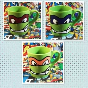 Mugs Set Teenage Mutant Ninja Turtles TMNT Cup Idolstore - Merchandise and Collectibles Merchandise, Toys and Collectibles 2