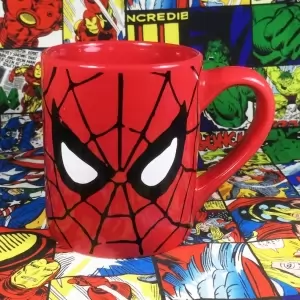 Buy ceramic mug spider-man mask red web cup - product collection