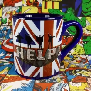 Ceramic Mug Help Beatles British Cup Idolstore - Merchandise and Collectibles Merchandise, Toys and Collectibles 2