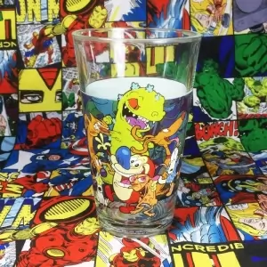 Glass Nickelodeon Cartoon Characters Cup Idolstore - Merchandise and Collectibles Merchandise, Toys and Collectibles 2