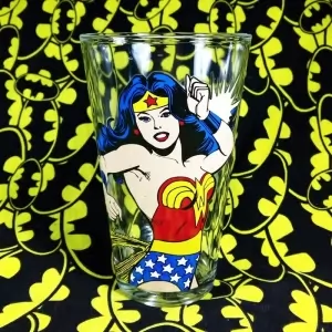 Buy glass wonder woman dc universe cup - product collection