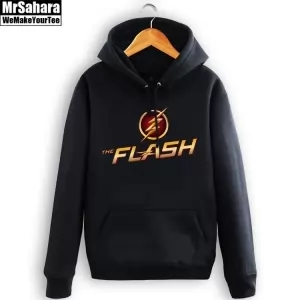 Hoodie TV Version Flash Logo DC Pullover Idolstore - Merchandise and Collectibles Merchandise, Toys and Collectibles 2