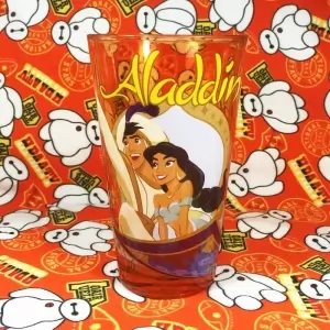 Glass Aladdin Disney Pictures Cup Idolstore - Merchandise and Collectibles Merchandise, Toys and Collectibles 2