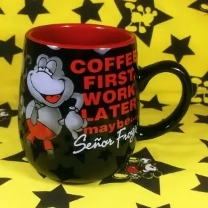 Ceramic Mug Coffee First Work Later Cup Idolstore - Merchandise and Collectibles Merchandise, Toys and Collectibles 2