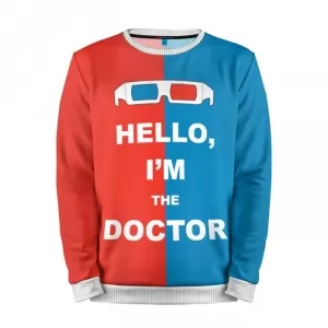Sweatshirt Doctor Who Hello I’m the Doctor Idolstore - Merchandise and Collectibles Merchandise, Toys and Collectibles 2