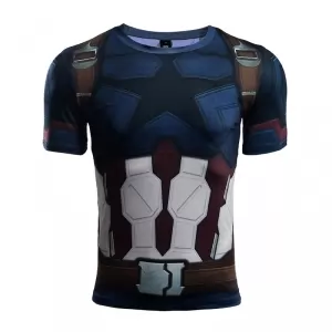 Rashguard Captain America Infinity War 2018 Gear Idolstore - Merchandise and Collectibles Merchandise, Toys and Collectibles 2