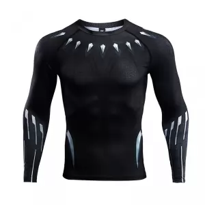 Buy infinity war rash guard black panther tchalla - product collection