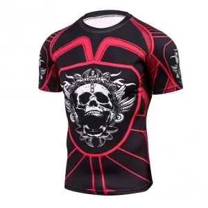 Rashguard shirt Skull Bike Bikers Workout Gear Idolstore - Merchandise and Collectibles Merchandise, Toys and Collectibles
