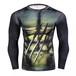 Long sleeves t-shirt mens skin tights rashguard complete 3d printing compression shirts multi-use fitness mma body building tops