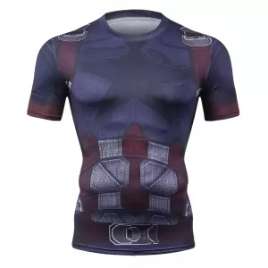 Rash guard Captain America 2018 Infinity War Costume Idolstore - Merchandise and Collectibles Merchandise, Toys and Collectibles 2