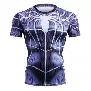 Rashguard shirt Dark Spider-man Workout Gear Idolstore - Merchandise and Collectibles Merchandise, Toys and Collectibles 2