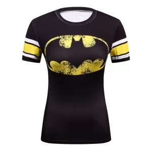 Womens Rash guard female Batman Batgirl Girls Workout Idolstore - Merchandise and Collectibles Merchandise, Toys and Collectibles 2