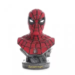 Buy bust spider-man peter parker figure marvel figures 17cm - product collection