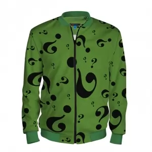 Baseball jacket Riddler DC Universe pattern Idolstore - Merchandise and Collectibles Merchandise, Toys and Collectibles 2